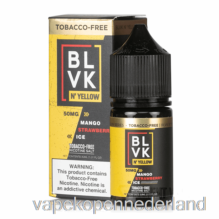 Elektronische Sigaret Vape Mango Aardbei-ijs - Blivk N' Gele Zouten - 30 Ml 50 Mg